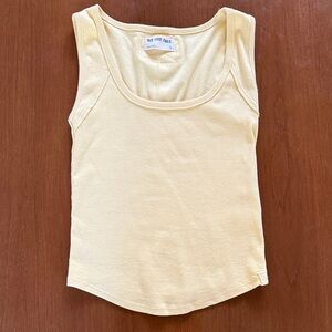 We The Free Yellow hummingbird Tank Top size small women’s